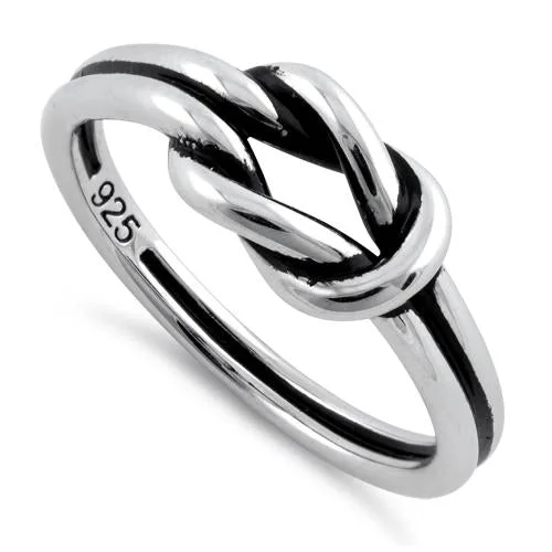 Sterling Silver Reef Knot Ring