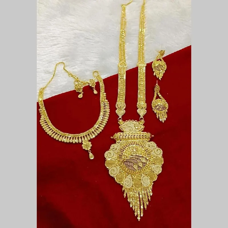 Pari Art Jewellery Forming Double Necklace Set