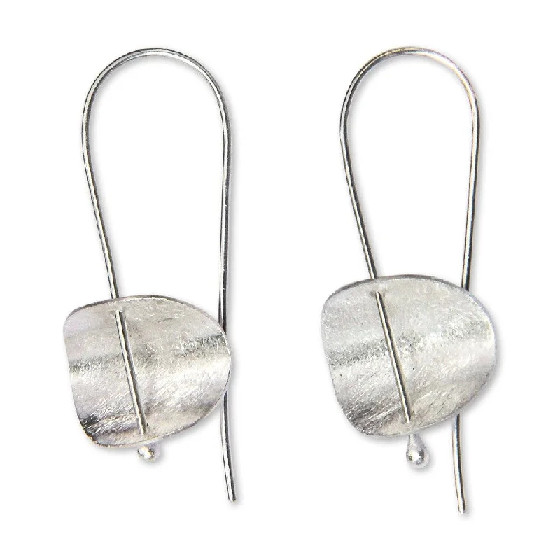 Handmade Sterling Silver Urban Minimalism Earrings (Indonesia)