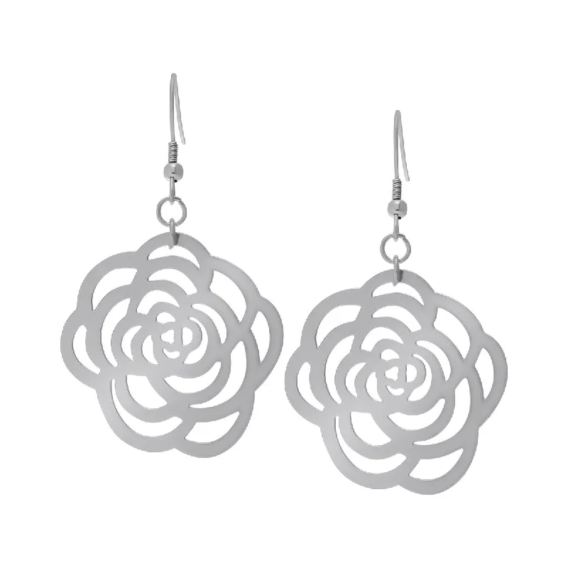 Victoria Townsend Silver-plated Stainless Steel Flower Earrings