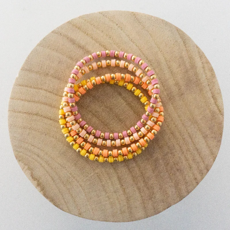 Layla Disc Beaded Bracelet