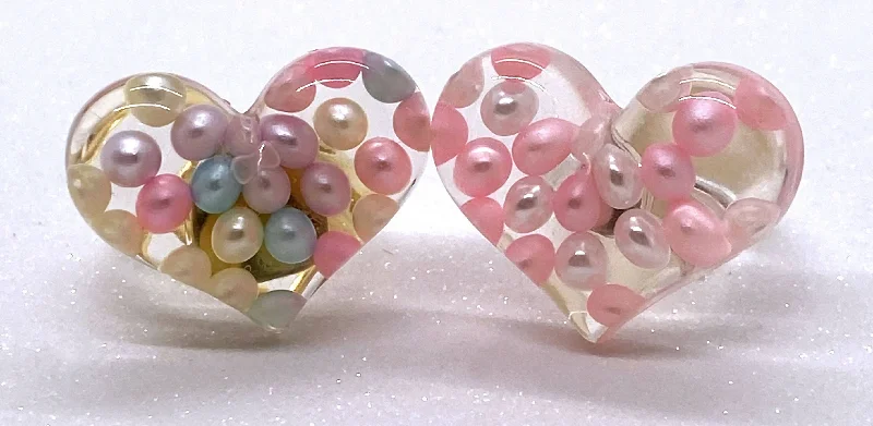 Instant Shipping! Pearly Heart Ring (2 Colors)