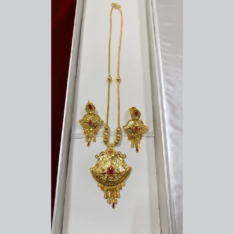 Pari Art Jewellery Forming Long Necklace Set