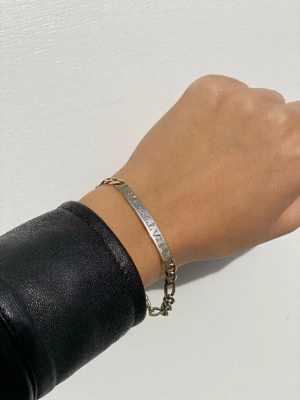 GRATEFUL ID CHAIN LINK BRACELET