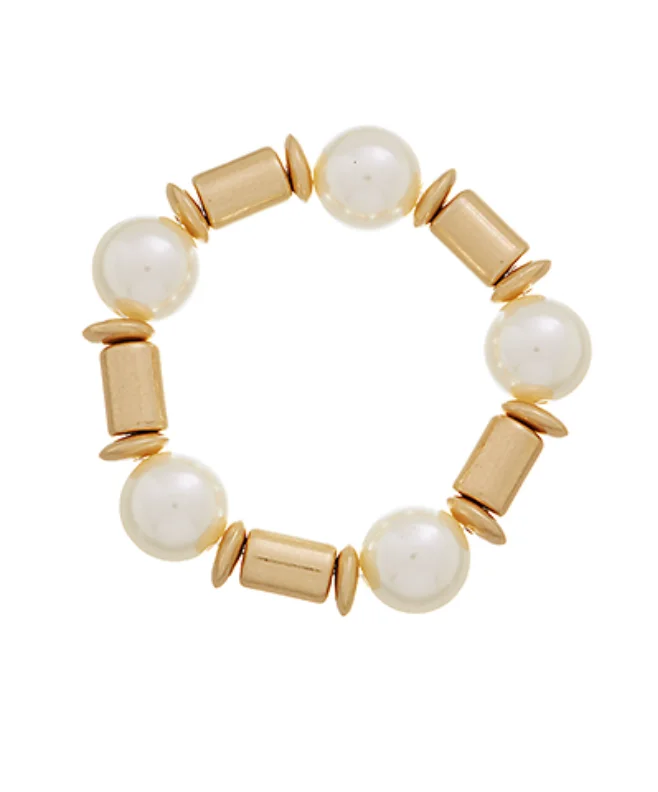 Sassy Pearl Beaded Bracelet