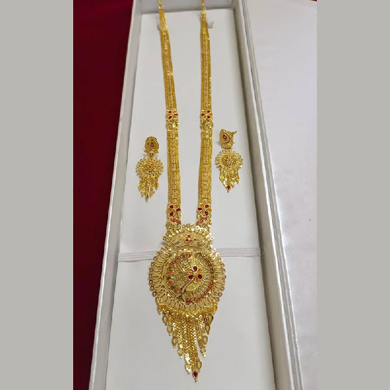 Pari Art Jewellery Forming Long Necklace Set