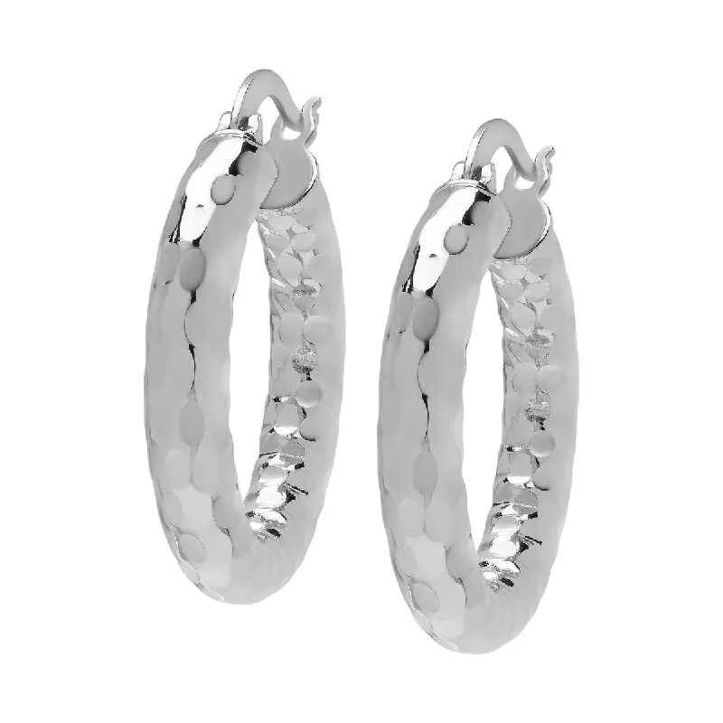 Victoria Townsend Silver Plated Small Hoop Clip-on Earrings