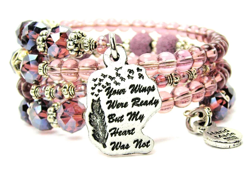 Your Wings Were Ready But My Heart Was Not Multi Wrap Bracelet