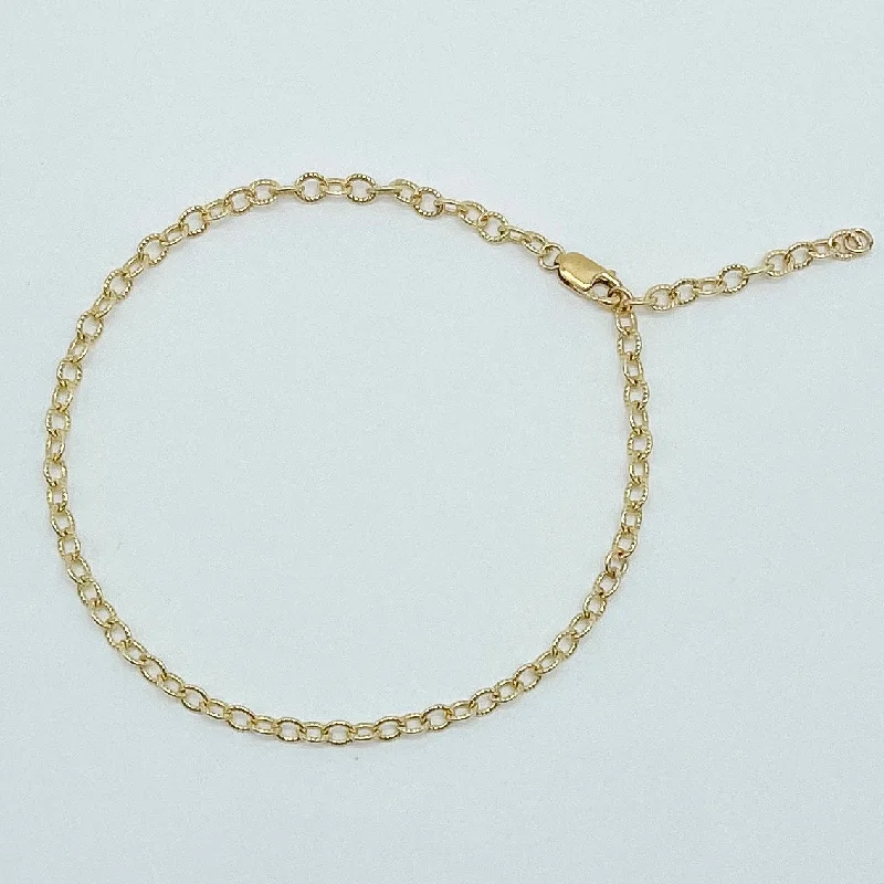 Textured Cable Chain Bracelet