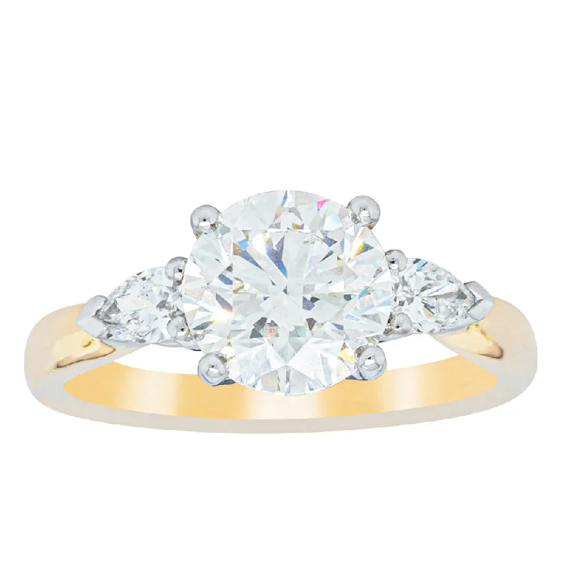 18ct Yellow Gold 2.01ct Diamond Ayla Ring