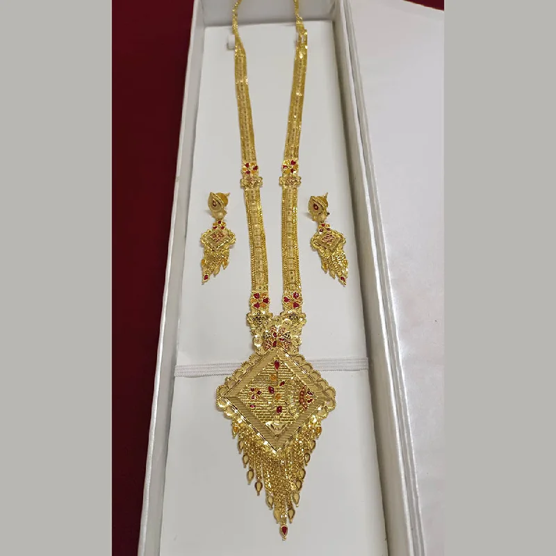 Pari Art Jewellery Forming Long Necklace Set