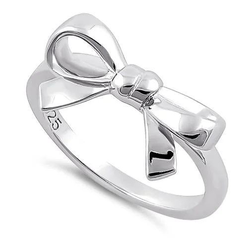 Sterling Silver Bow Ring