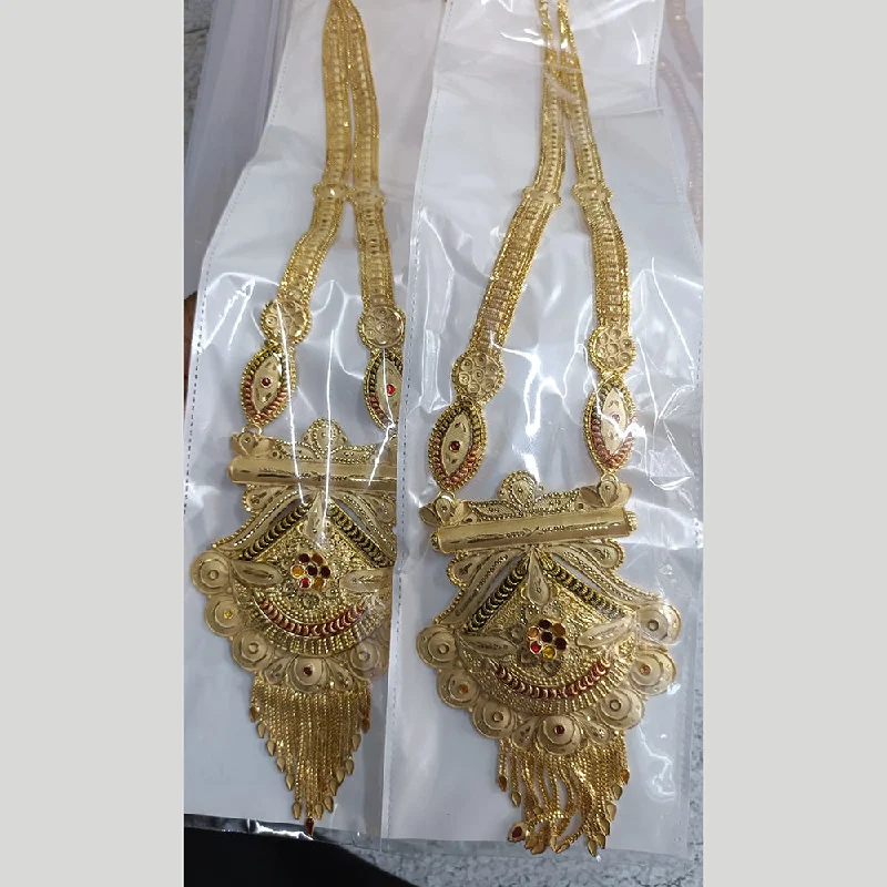 Pari Art Jewellery Forming Long Necklace Set (1 Piece Only)