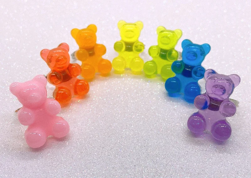 Instant Shipping! Gummi Bear Ring (7 Colors)