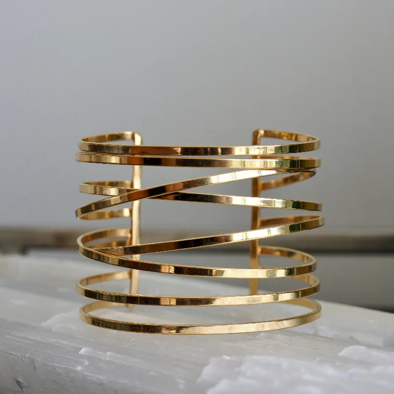 LANA COIL CUFF  BRACELET - SMALL