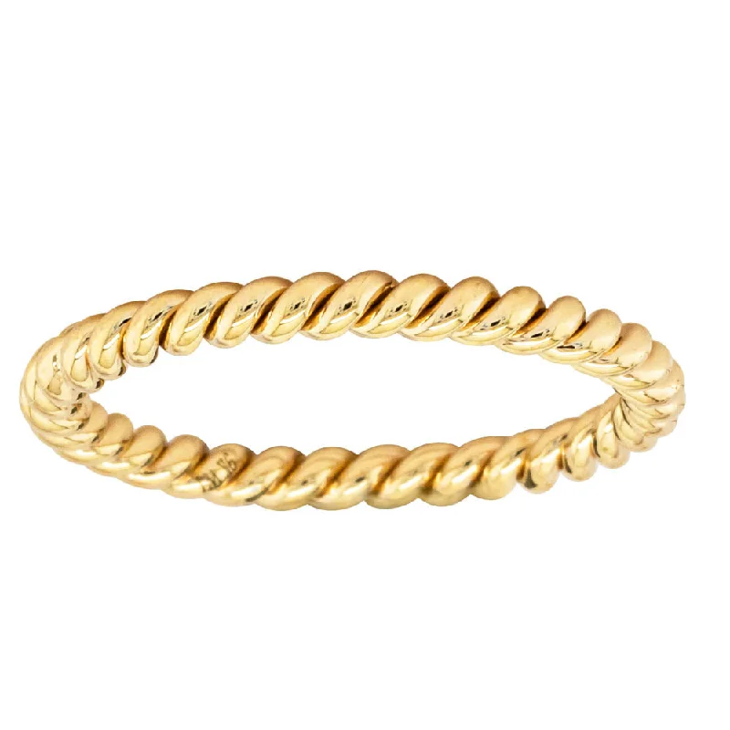 9ct Yellow Gold Twine Band