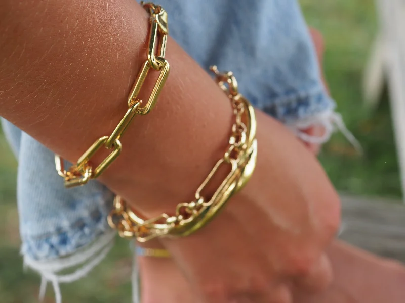 ZIA PAPERCLIP BRACELET