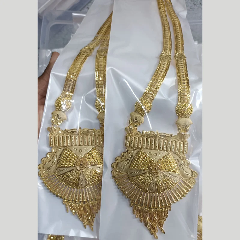 Pari Art Jewellery Forming Long Necklace Set (1 Piece Only)