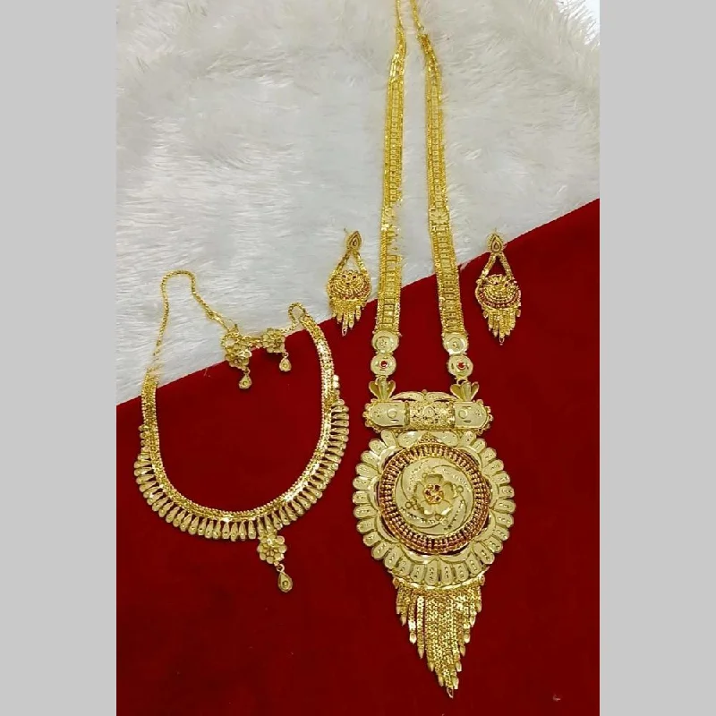 Pari Art Jewellery Forming Double Necklace Set