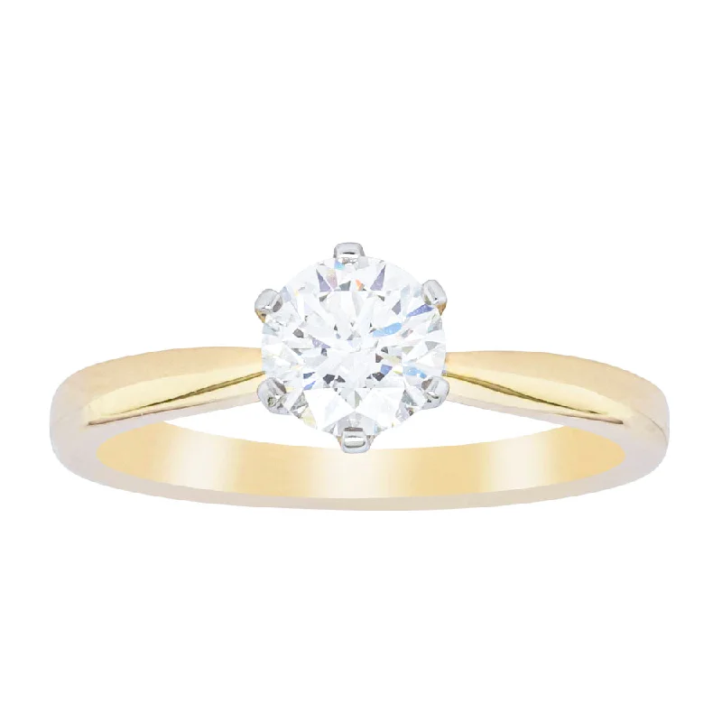 18ct Yellow Gold .70ct Diamond Nova Ring