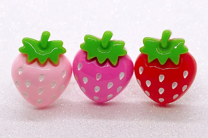 Instant Shipping! Strawberry Ring (3 Colors)