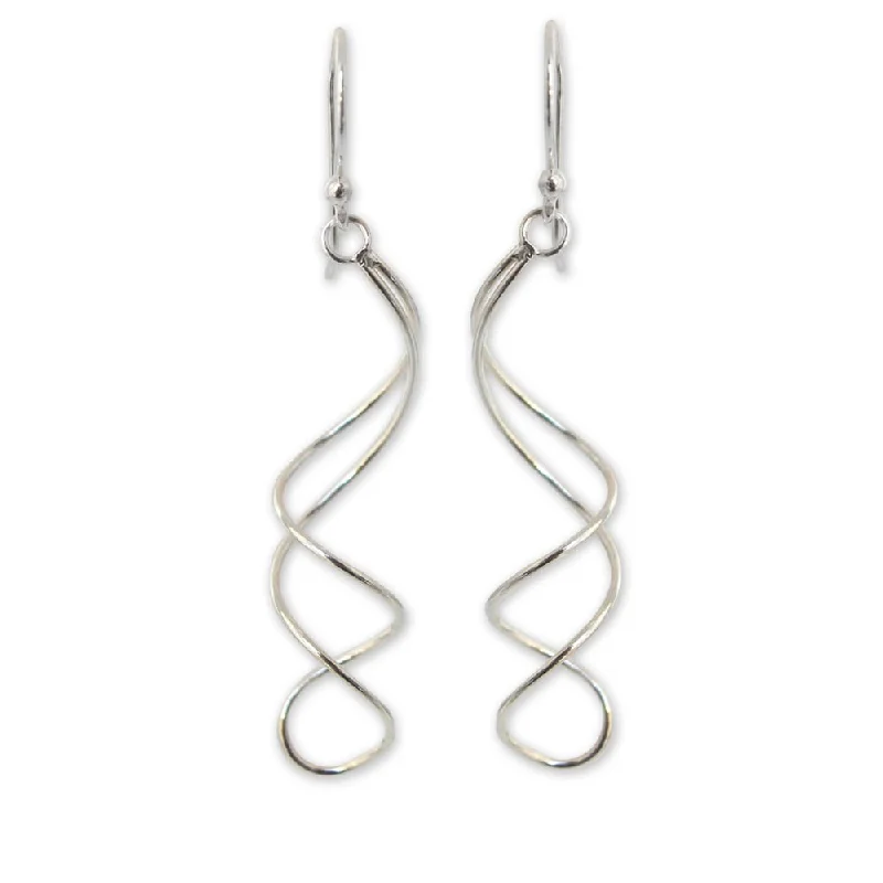 Sterling Silver 'Gentle Sigh' Earrings