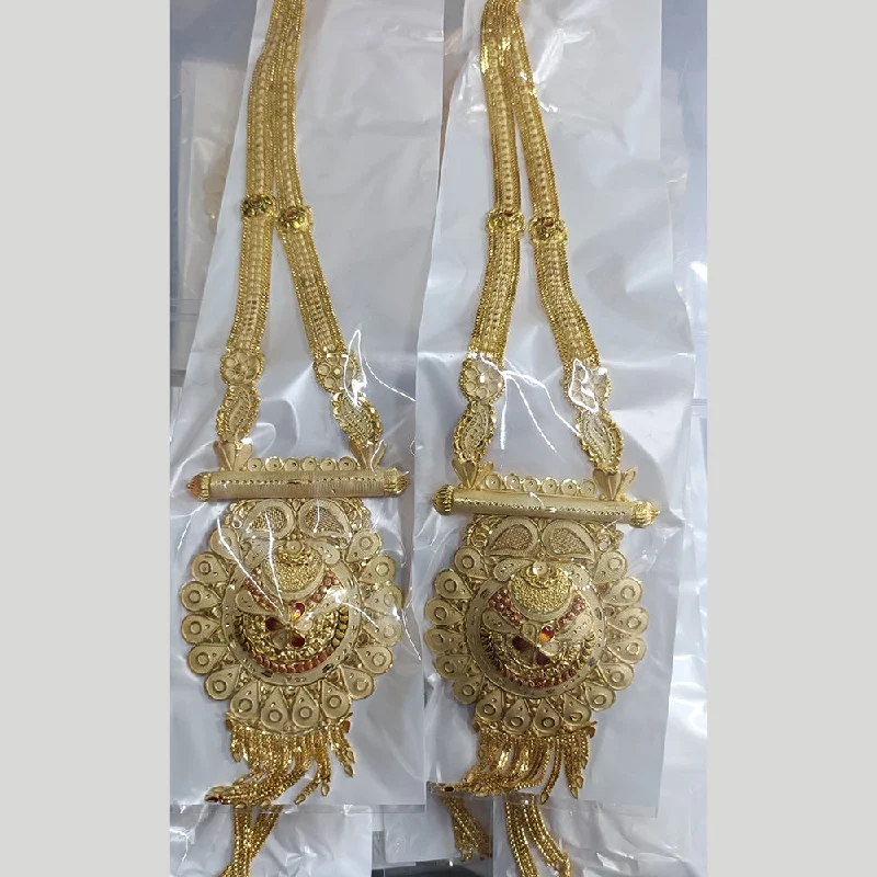 Pari Art Jewellery Forming Long Necklace Set (1 Piece Only)