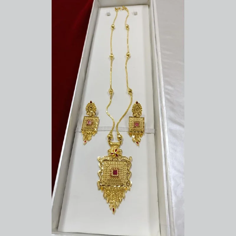 Pari Art Jewellery Forming Long Necklace Set